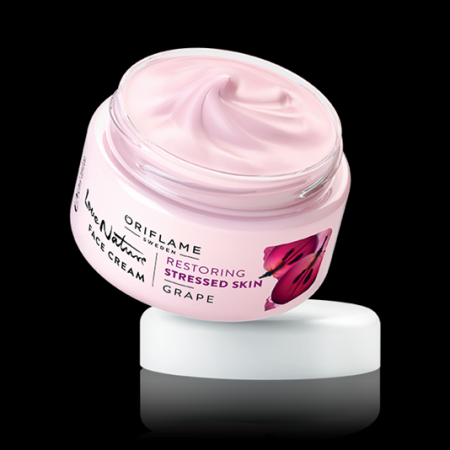 Creme de Rosto com Uva Love Nature